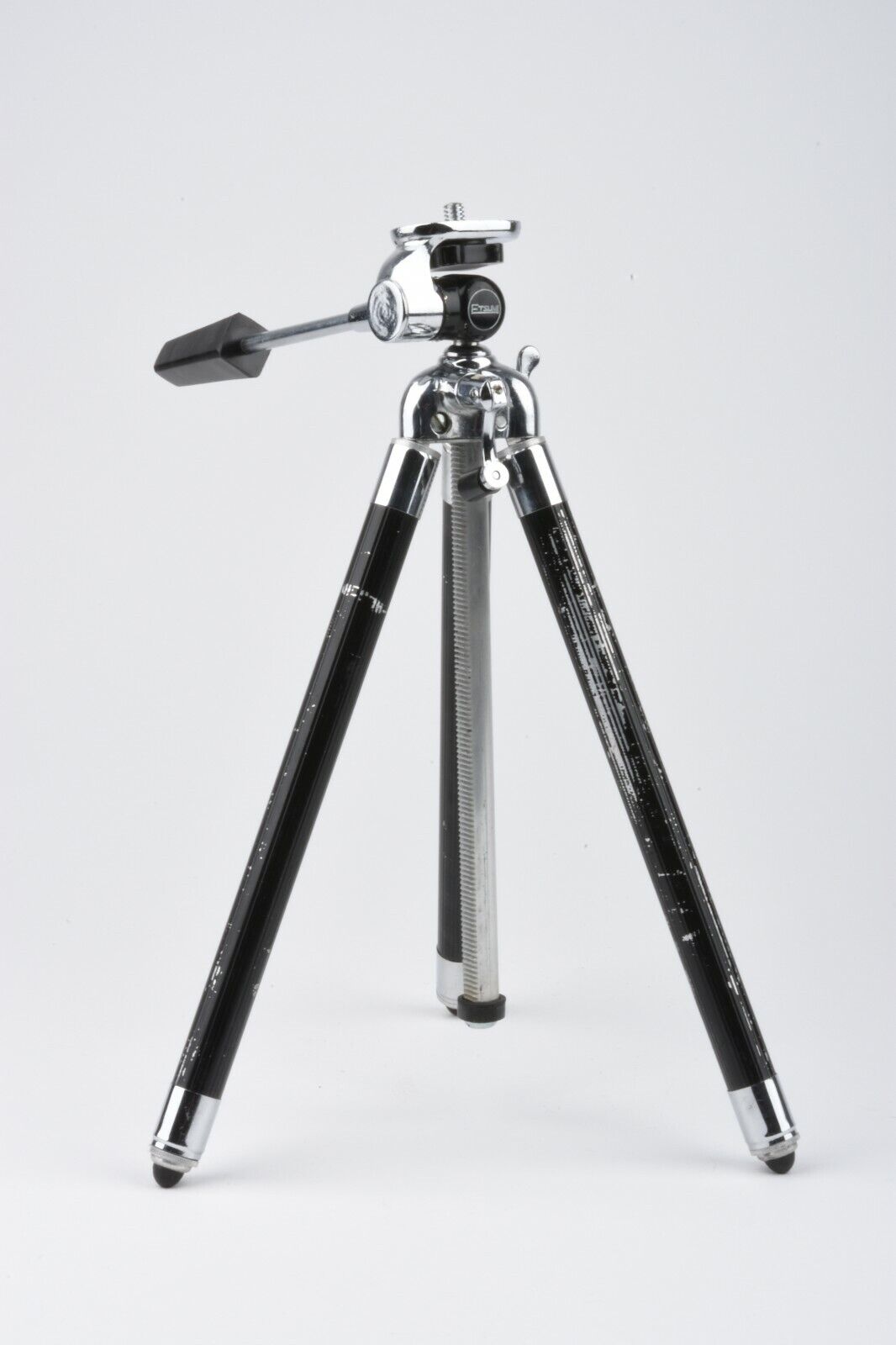 Etsumi Tripod Camera with Pan Head, 10" Folded, 40" Expanded, Vintage