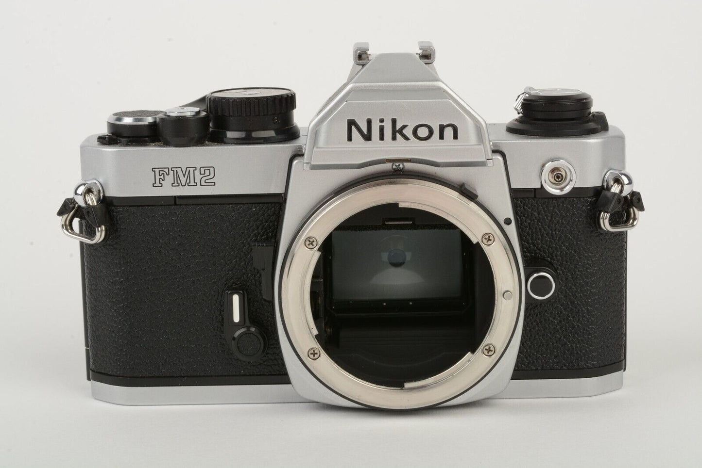 Nikon FM2N chrome 35mm SLR body, clean, tested, accurate