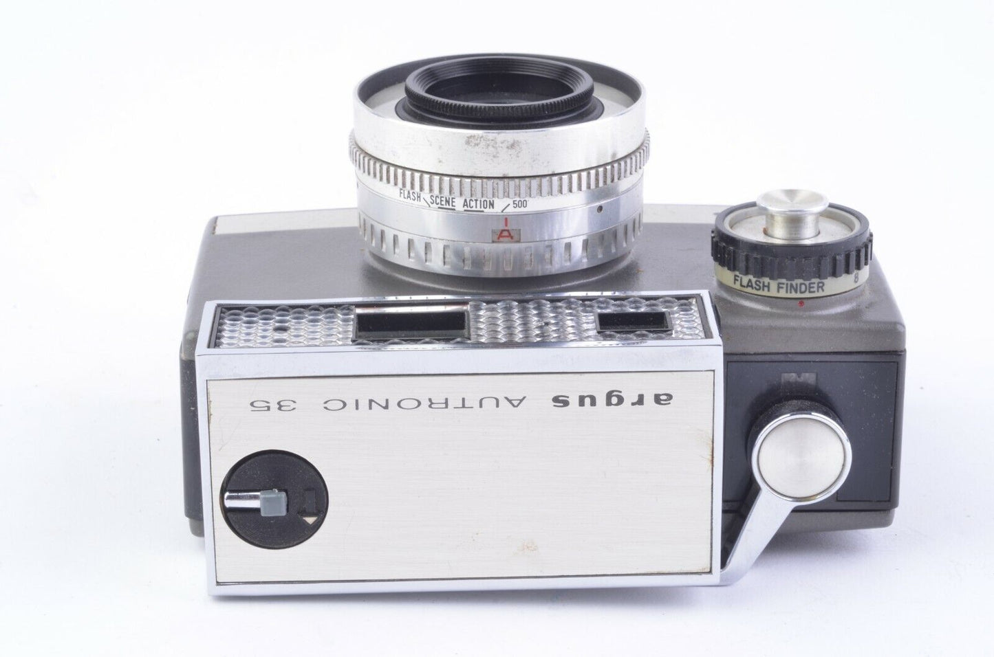 Argus Autronic 35mm Camera w/ 50mm F2.8 Cintar Lens, Case, Manual, Tested