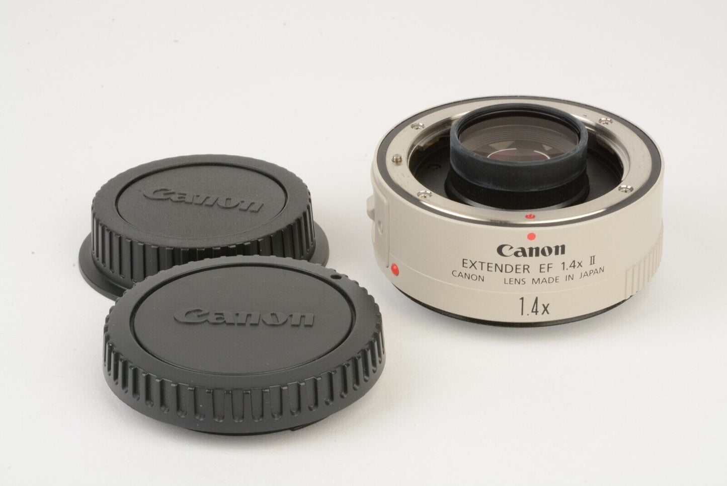 MINT CANON EF 1.4X II EXTENDER TELECONVERTER CAPS, VERY CLEAN BARELY USED