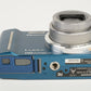 MINT- PANASONIC LUMIX DMC-ZS7 12.1MP DIGITAL CAMERA w/LEICA LENS, BLUE, +32GB SD