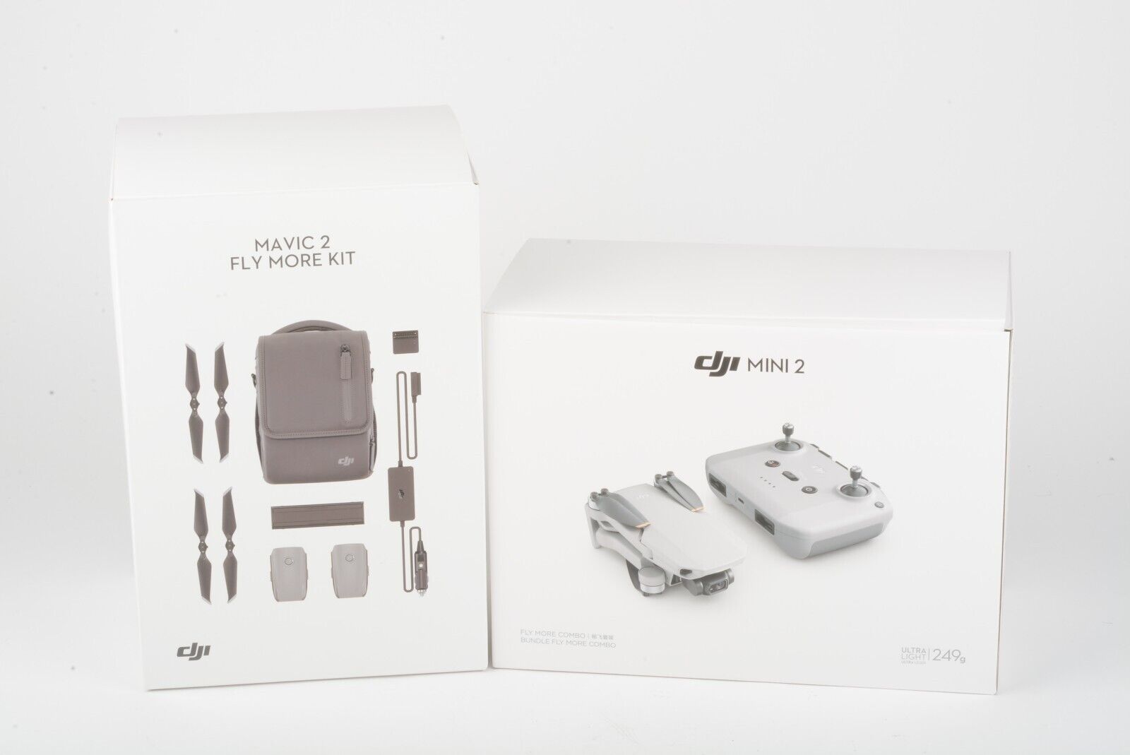 DJI Mini 2 Fly More Drone Combo complete kit, 3batts, filters, AC/DC c –  RecycledPhoto