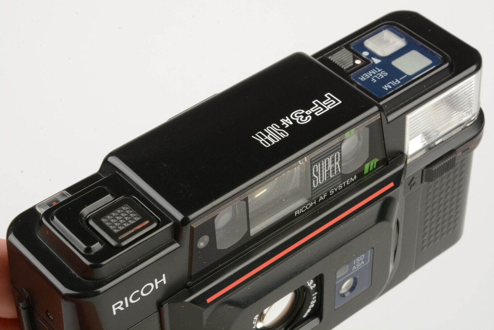 EXC++ RICOH FF-3D AF SUPER 35mm POINT & SHOOT w/PRIME 35mm F3.2 LENS  CASE+MANUAL