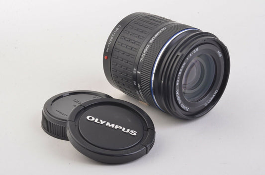 Olympus Zuiko Digital 40-150mm F4-5.6 ED Lens, caps, very clean, nice