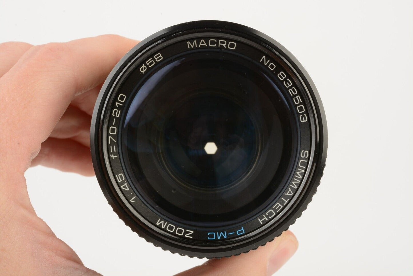 Summatec P-MC Macro Zoom 70-210mm F4.5 Lens for Pentax K Mount+UV, Clean