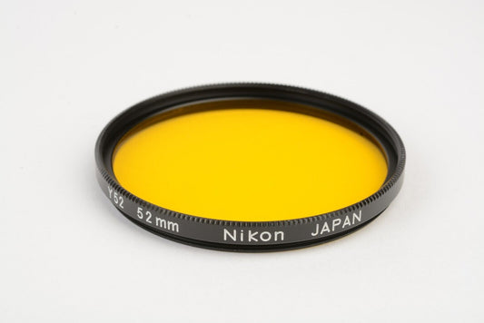 NIB NIKON 52mm Y52 YELLOW FILTER - NEVER USED