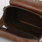 EXC++ VINTAGE FAUX LEATHER CAMERA CASE WITH "S" INSERT ~10" x 8" x 5" NICE!