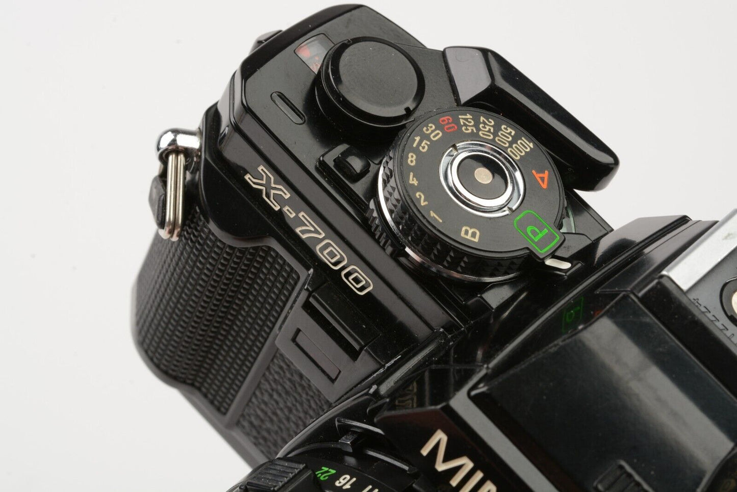 Minolta X700 35mm SLR w/50mm f1.7 + 80-205mm lenses, new seals, nice!