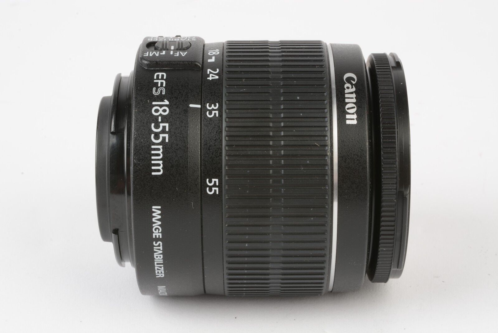 EXC++ CANON EF-S 18-55mm F3.5-5.6 IS II AF/MF ZOOM LENS, CAPS