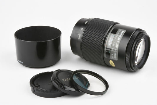 Tamron AF 70-210mm F3.5-4.5 Macro Zoom Lens, Best of this range, Hood+UV