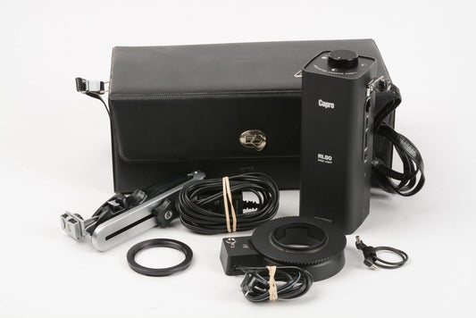 Capro RL80 Macro Ring Light, AC or C Battery Powered, 52mm or 62mm Mount++