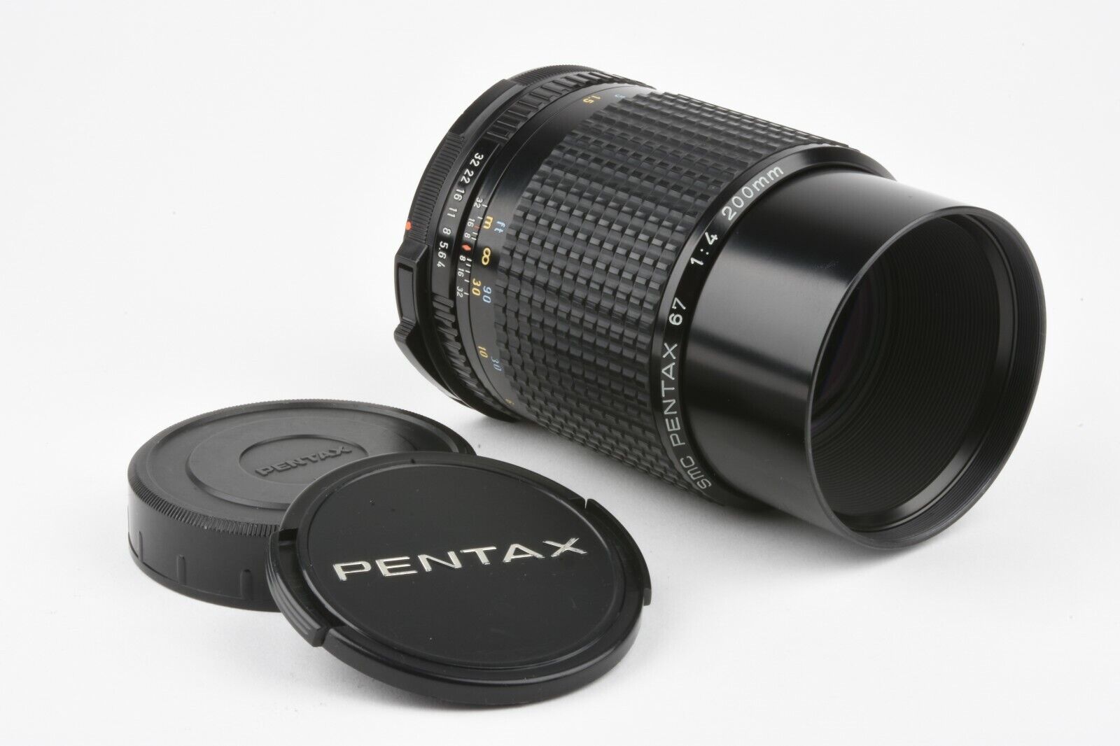 MINT- PENTAX 67 SMC 6x7 200mm f4 LENS +CAPS, BARELY USED, VERY CLEAN &  SHARP!