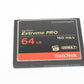 EXC++ SANDISK EXTREME PRO 64GB COMPACT FLASH MEMORY CARD UDMA 7 160MB/s
