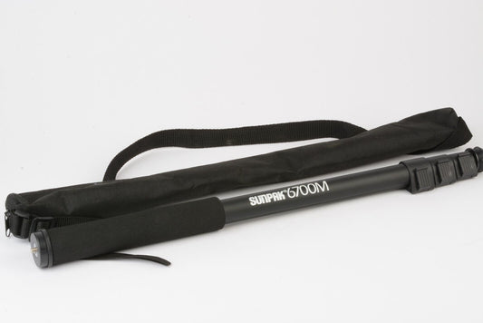 Sunpak 6700M 67" Black Monopod in Case, Very Clean