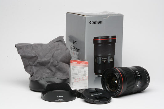 MINT BOXED USA VERSION CANON EF EF 16-35mm f2.8L III USM ZOOM LENS, BARELY USED
