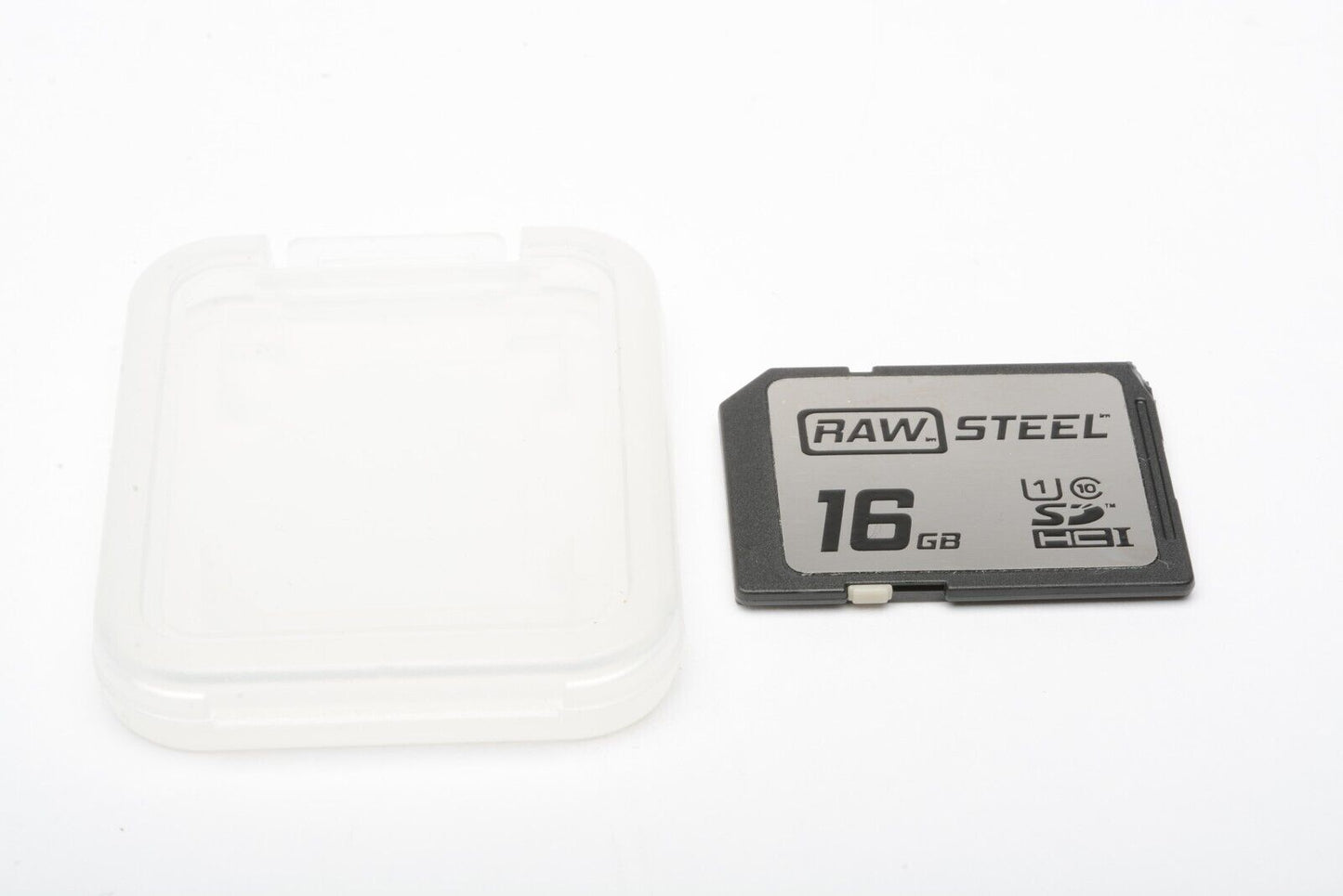 EXC++ RAW STEEL 16GB SD HC I SD CARD IN JEWEL CASE, FORMATTED