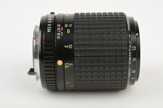 SMC Pentax-A Macro MF 100mm F4 Prime Lens, Case+Caps, Very Clean & Sharp