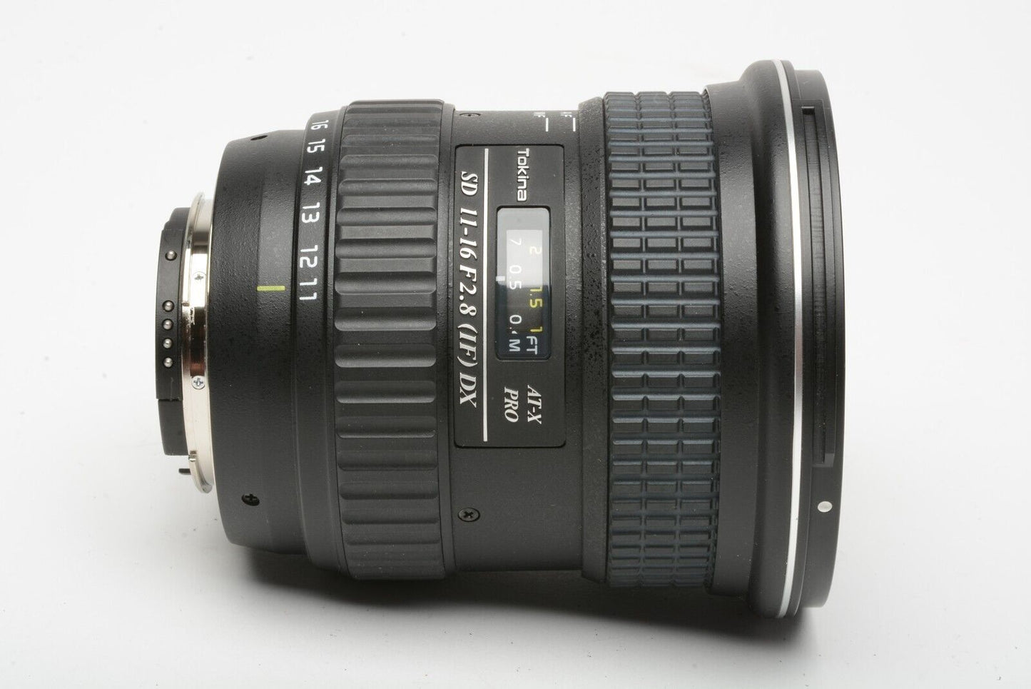 Tokina AT-X PRO SD 11-16mm F2.8 (IF) DX for Nikon F Mount, caps, hood, Nice!