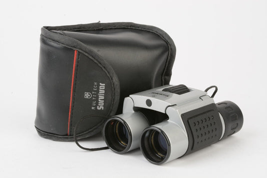 EXC++ MULTITECH SURVIVOR DCF 8x22 BINOCULARS, STRAP+CASE