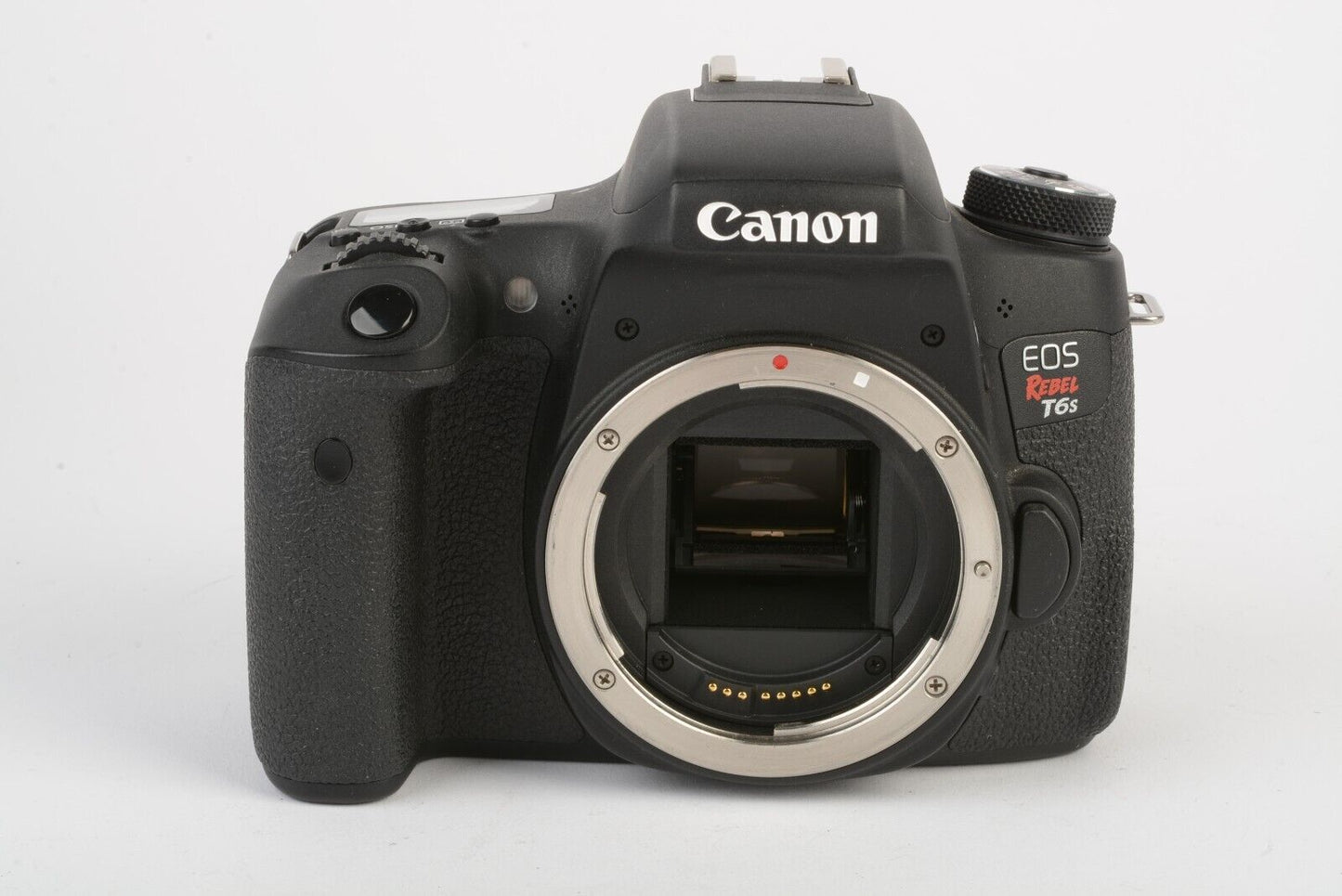 MINT- CANON EOS T6s 24.2MP DSLR BODY, 2BATTS, CHARGER, STRAP, BOX ONLY 2000 ACTS