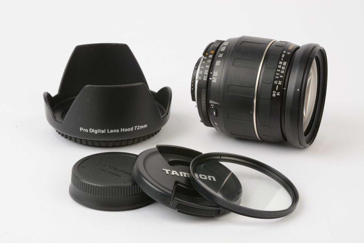 EXC++ TAMRON 28-200mm f3.8-5.6 LD AF MACRO ASPHERICAL IF LENS NIKON F-MOUNT 371D