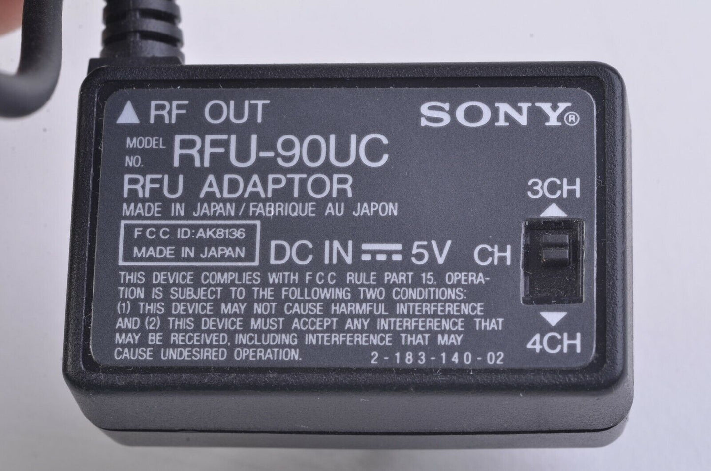 EXC++ GENUINE SONY RFU-90UC AV CONNECTING CABLE