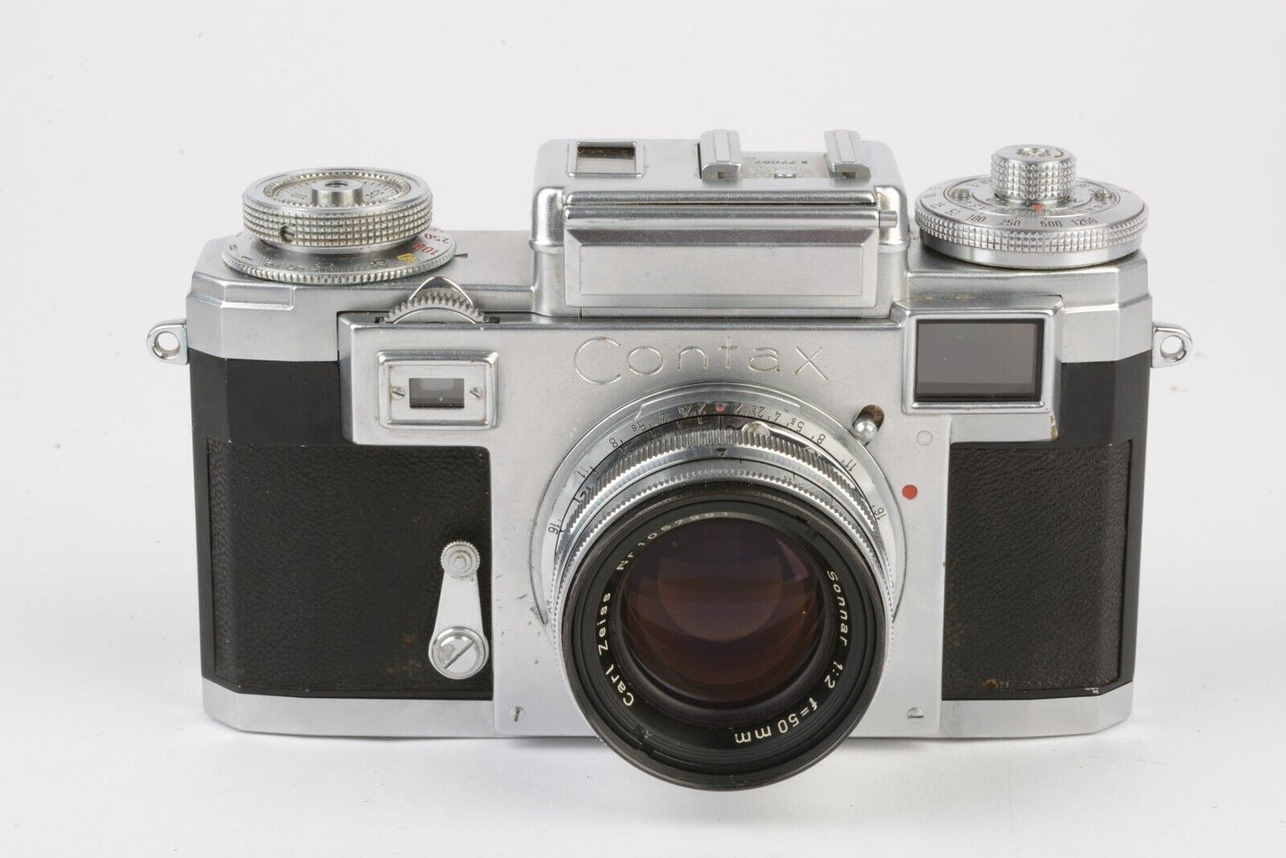 Zeiss Ikon Contax Iiia Rangefinder Camera W/50mm F2 Zeiss Sonnar Case+Inst