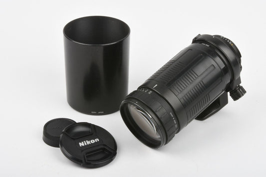 Tamron 175D AF LD 200-400mm F5.6 Lens Nikon F Mount, hood + caps + collar