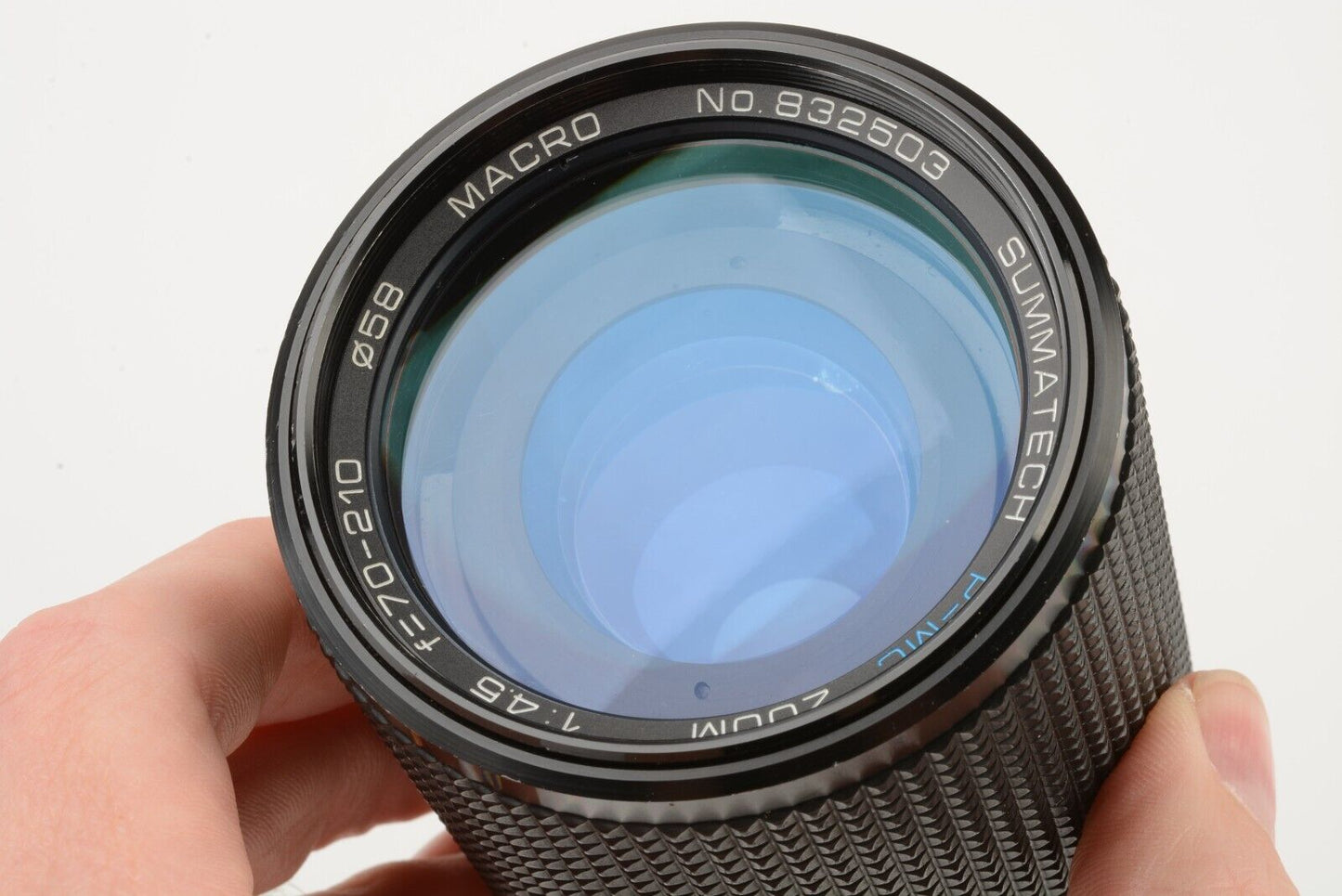 Summatec P-MC Macro Zoom 70-210mm F4.5 Lens for Pentax K Mount+UV, Clean