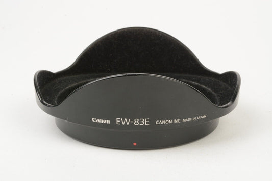 Canon EW-83E Petal Lens Hood for various 77mm size lenses - genuine