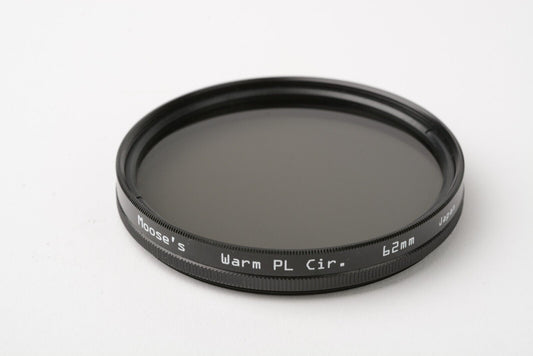 EXC+++ MOOSE'S 62mm CIRCULAR WARM 81A + CIRC. POLARIZING FILTER, VERY CLEAN