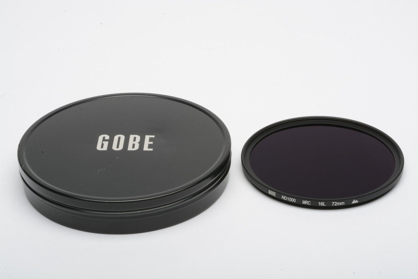 MINT- GOBE 72mm ND1000 (10 Stop) ND FILTER IN CASE, BARELY USED