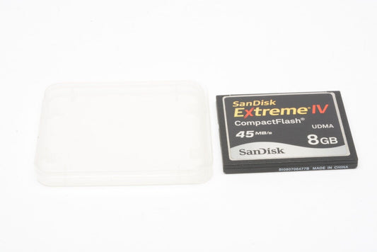 Sandisk Extreme IV 8GB 45MB/s CF Card in jewel case