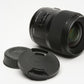 Sigma USA 35mm f1.4 DG HSM Art lens for Nikon AF mount, w/caps