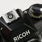 EXC++ RICOH KR-5 35mm SLR MANUAL CAMERA w/55mm f2.2 LENS, NEW SEALS, TESTED NICE