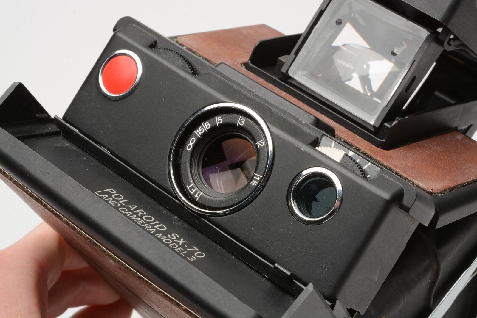 EXC++ POLAROID SX-70 LAND CAMERA MODEL III, TESTED, NICE & CLEAN + MANUAL