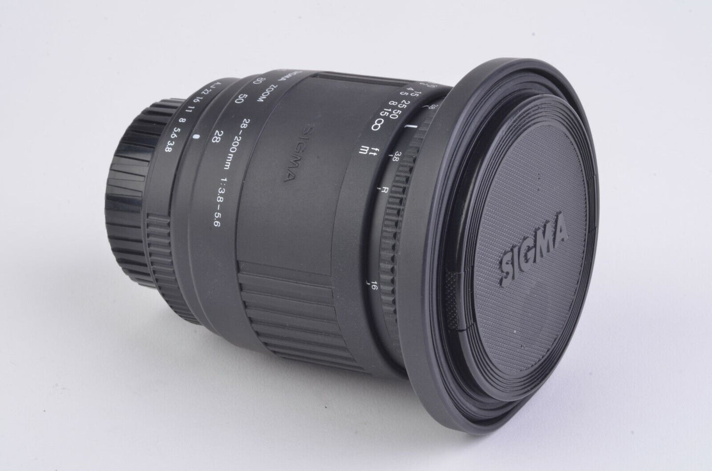 Sigma AF 28-200mm F3.8-5.6 Macro Zoom Lens, Hood, Caps, Pentax AF Mount