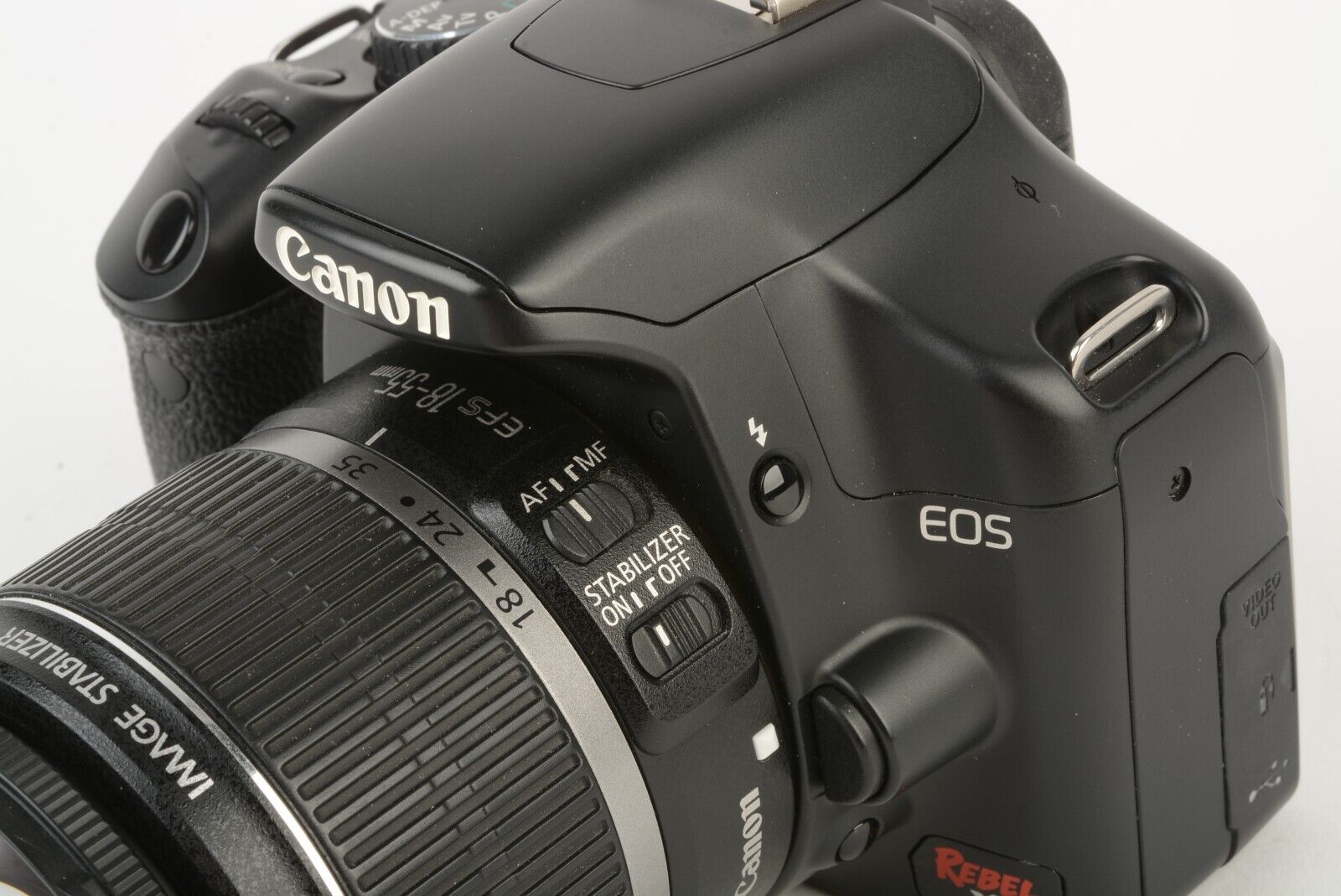 Canon EOS Rebel XS DSLR w/18-55mm f3.5-5.6 IS 2 batts UV + Pola, Only 7439  Acts.