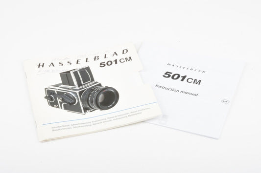 EXC++ HASSELBLAD 501CM MANUAL AND ILLUTRATIONS BOOKLET