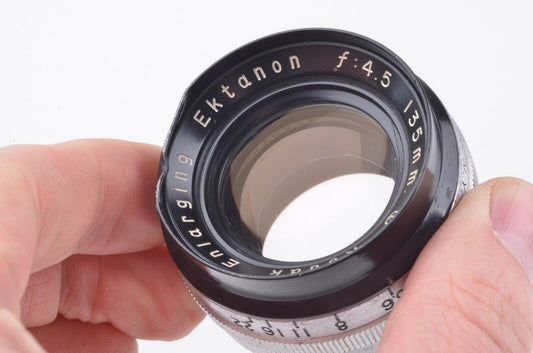 Kodak Ektanon 125mm F4.5 Enlarging Lens w/ Retaining Ring, *Read Details