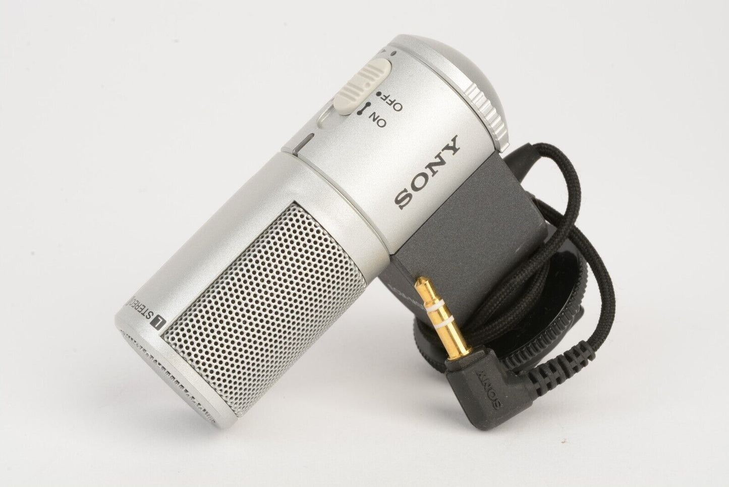 MINT- SONY ECM-MSD1 HIGH GRADE STEREO MICROPHONE IN POUCH, BARELY USED