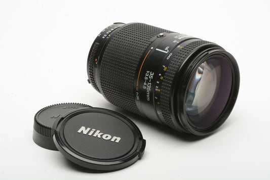 Nikon Nikkor AF 35-135mm F3.5-4.5 Macro Zoom Lens, caps, versatile, nice!