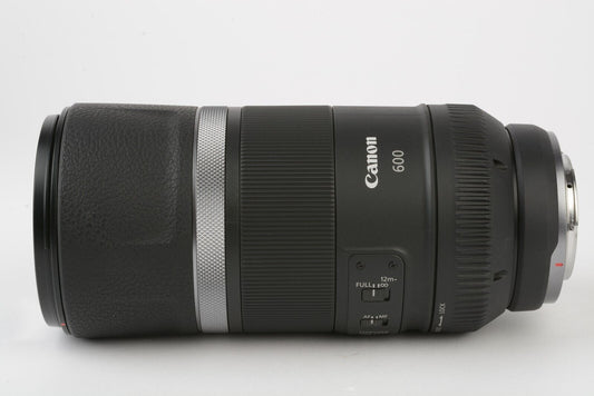 MINT CANON RF 600mm F11 IS STM LENS, CAPS+NEOPRENE POUCH, BARELY USED VERY CLEAN