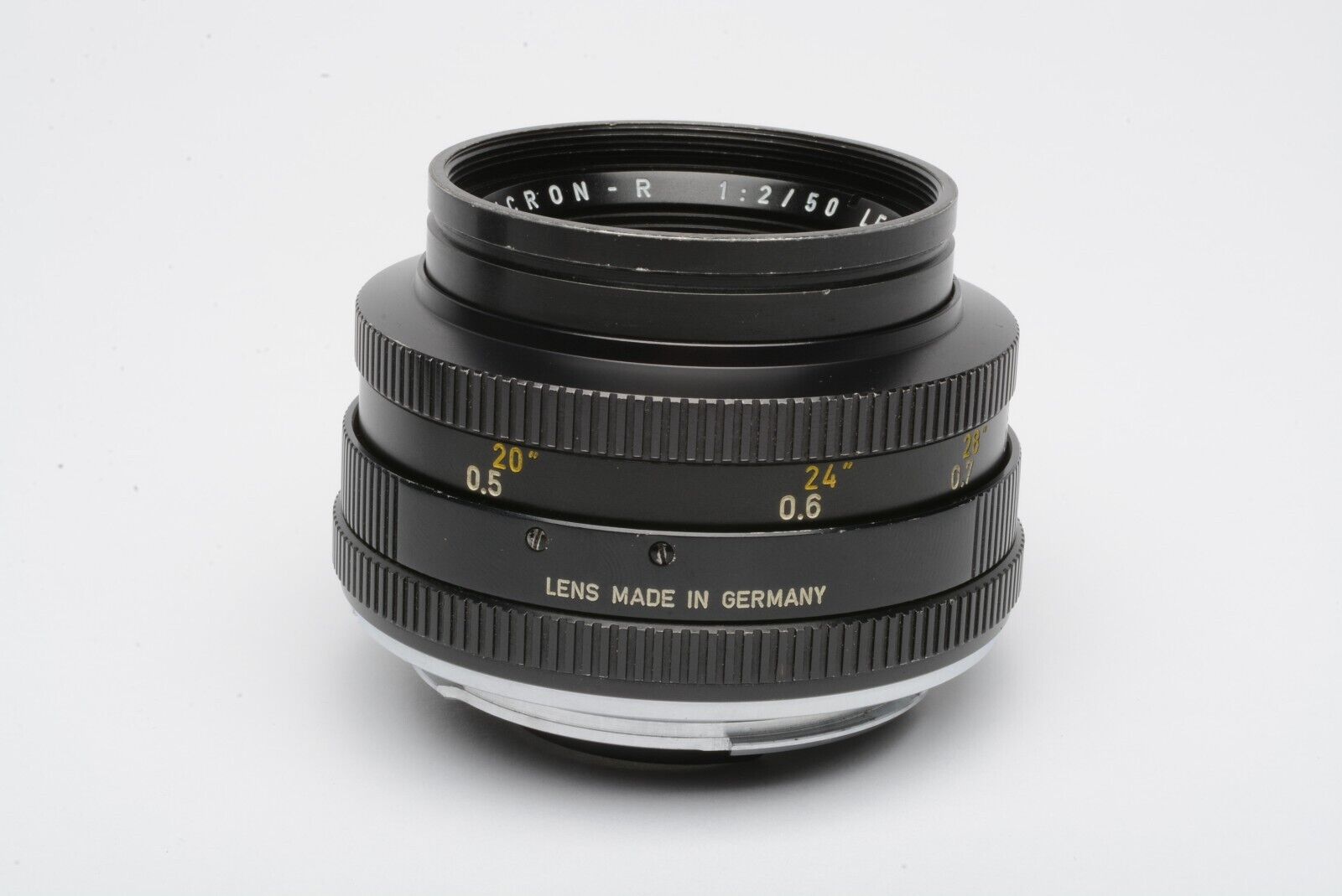 Leica Summicron-R 50mm F2 Lens, Hood, Very Clean And Sharp 