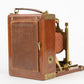 Gorgeous Orionworks 2C 9x12cm Tropen Teak Camera w/ Brass&Brown Elbows + Holders