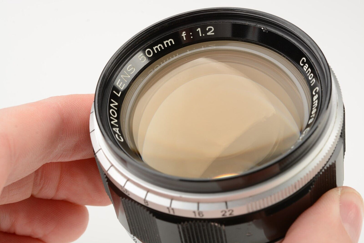 Canon 50mm F1.2 LTM L39 39mm Mount Lens, Caps, Gorgeous, Very Clean Glass