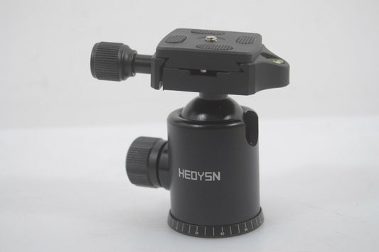 Heoysn Lightweight Compact Aluminum Alloy 360 Pano Ball Head w/ QR Plate