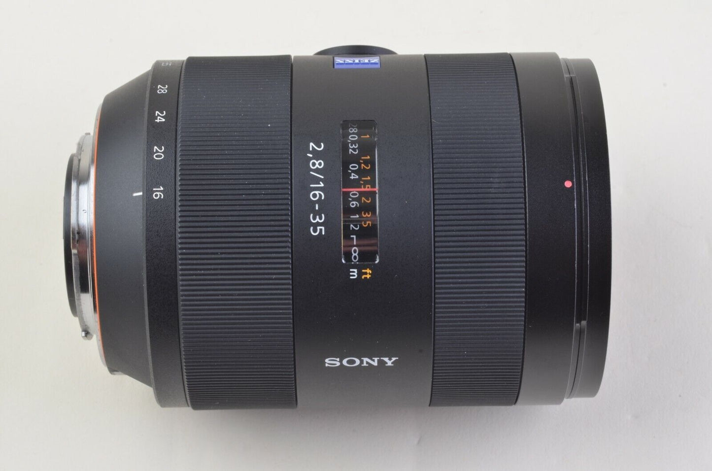 Sony Vario Sonnar DT 16-35mm F2.8 ZA T* SSM SAL1635Z Zoom lens, caps, case