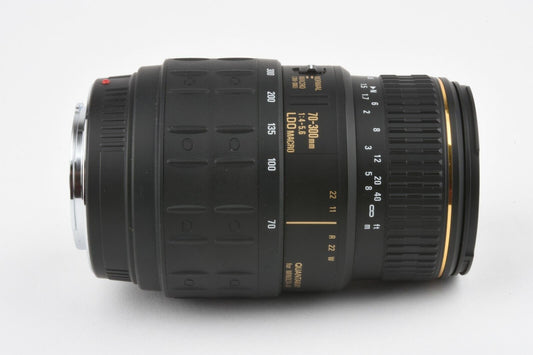 EXC+++ SIGMA AF 70-300mm f4-5.6 LDO MACRO ZOOM w/CAPS, SONY A / MAXXUM, NICE!!