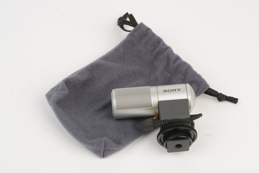 MINT- SONY ECM-MSD1 HIGH GRADE STEREO MICROPHONE IN POUCH, BARELY USED